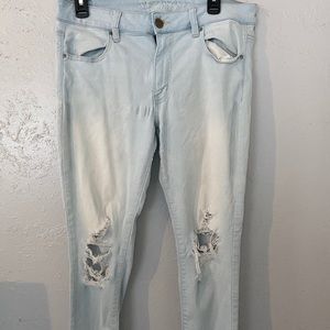 American eagle ripped jeans